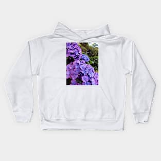 Purple Hydrangea Kids Hoodie